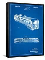 Railway Passenger Car Patent-Cole Borders-Framed Stretched Canvas
