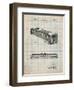 Railway Passenger Car Patent-Cole Borders-Framed Art Print