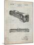 Railway Passenger Car Patent-Cole Borders-Mounted Art Print