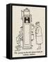 Railway Shower-William Heath Robinson-Framed Stretched Canvas