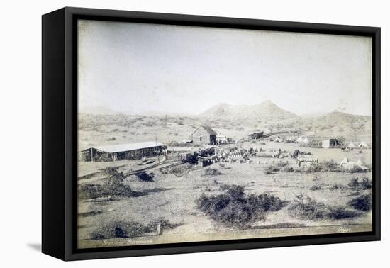 Railway Station at Dogali, Eritrea, Italian Colonialism in East Africa-null-Framed Stretched Canvas