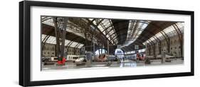 Railway station, Barcelone-Franca, Barcelona, Catalonia, Spain-null-Framed Premium Photographic Print