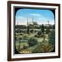 Railway Station, from the Queen's Garden, Delhi, India, Late 19th or Early 20th Century-null-Framed Giclee Print