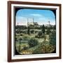 Railway Station, from the Queen's Garden, Delhi, India, Late 19th or Early 20th Century-null-Framed Giclee Print