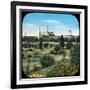 Railway Station, from the Queen's Garden, Delhi, India, Late 19th or Early 20th Century-null-Framed Giclee Print