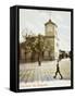 Railway Station (Gare De La Pointe) at Izmir (Smyrne), Turkey-null-Framed Stretched Canvas