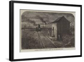 Railway Station in Georgia, America-null-Framed Giclee Print