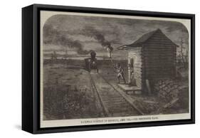 Railway Station in Georgia, America-null-Framed Stretched Canvas