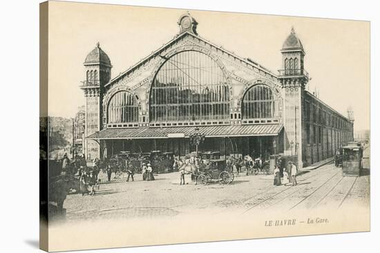 Railway Station in Le Havre, France-null-Stretched Canvas