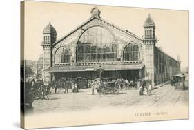 Railway Station in Le Havre, France-null-Stretched Canvas