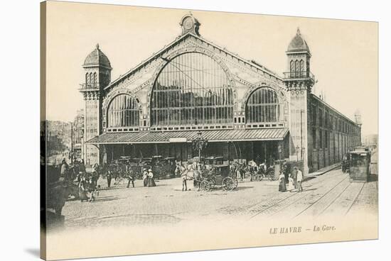 Railway Station in Le Havre, France-null-Stretched Canvas