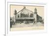 Railway Station in Le Havre, France-null-Framed Art Print