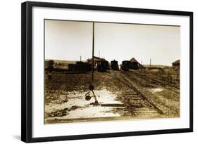 Railway Station of Abdel Kader, Eritrea, Italian Colonialism in East Africa-null-Framed Giclee Print