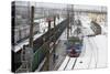 Railway Station on the Trans-Siberian Line, Balezino, Udmurtia, Russia, Europe-Bruno Morandi-Stretched Canvas