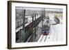 Railway Station on the Trans-Siberian Line, Balezino, Udmurtia, Russia, Europe-Bruno Morandi-Framed Photographic Print