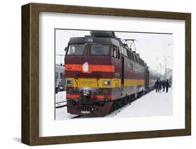 Railway Station on the Trans-Siberian Line, Kirov, Kirov Oblast, Russia, Eurasia-Bruno Morandi-Framed Photographic Print