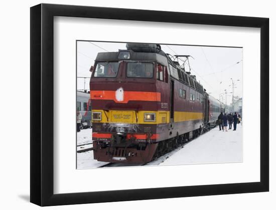 Railway Station on the Trans-Siberian Line, Kirov, Kirov Oblast, Russia, Eurasia-Bruno Morandi-Framed Photographic Print