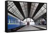 Railway Station with Trains-Gladkov-Framed Stretched Canvas