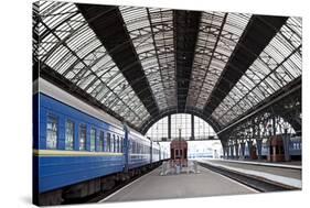 Railway Station with Trains-Gladkov-Stretched Canvas