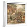 Railway Station-English School-Framed Giclee Print