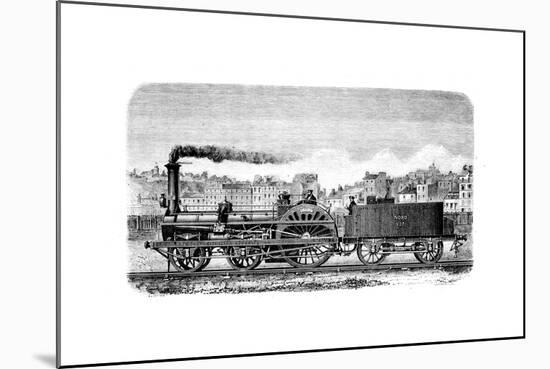 Railway Steam Locomotive Designed in 1849-null-Mounted Giclee Print