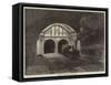 Railway Through the Thames Tunnel-null-Framed Stretched Canvas