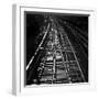 Railway Tracks BW-Tom Quartermaine-Framed Giclee Print