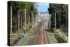 Railway Tracks in Japan-Tupungato-Stretched Canvas