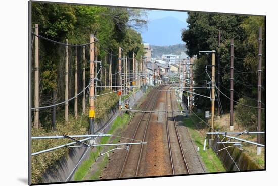 Railway Tracks in Japan-Tupungato-Mounted Photographic Print