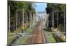 Railway Tracks in Japan-Tupungato-Mounted Photographic Print