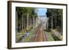 Railway Tracks in Japan-Tupungato-Framed Photographic Print