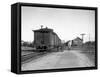 Railway Train, Ellensburg, WA Station, 1911-Asahel Curtis-Framed Stretched Canvas