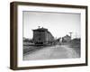 Railway Train, Ellensburg, WA Station, 1911-Asahel Curtis-Framed Giclee Print