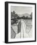 Railway Trench-null-Framed Giclee Print