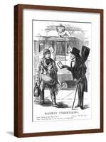 Railway Undertaking, 1852-null-Framed Art Print