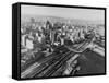 Railway Yards of Vancouver-null-Framed Stretched Canvas