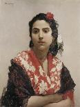 Aline Masson, the Artist's Wife-Raimundo De Madrazo Y Garetta-Stretched Canvas