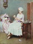 Aline Masson, the Artist's Wife-Raimundo De Madrazo Y Garetta-Stretched Canvas