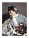 Beauty in Pink-Raimundo de Madrazo Y Garetta-Stretched Canvas