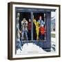 "Rain and Melting Snow", January 31, 1959-George Hughes-Framed Premium Giclee Print