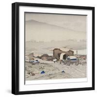 Rain at Yabakei-Hashiguchi Goyo-Framed Giclee Print