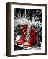 Rain Boots Border-Emily Navas-Framed Photographic Print