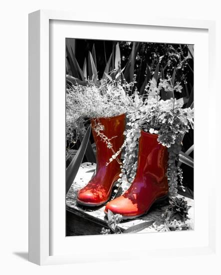 Rain Boots Border-Emily Navas-Framed Photographic Print