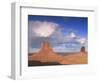 Rain Cloud Over Monument Valley, Utah, USA-David Noton-Framed Premium Photographic Print