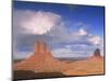 Rain Cloud Over Monument Valley, Utah, USA-David Noton-Mounted Premium Photographic Print