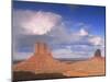 Rain Cloud Over Monument Valley, Utah, USA-David Noton-Mounted Premium Photographic Print