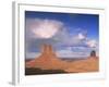 Rain Cloud Over Monument Valley, Utah, USA-David Noton-Framed Photographic Print