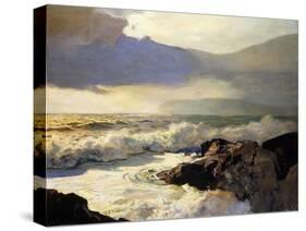 Rain Clouds and Sea-Frederick Judd Waugh-Stretched Canvas