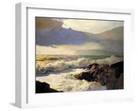 Rain Clouds and Sea-Frederick Judd Waugh-Framed Giclee Print