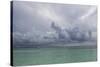 Rain Clouds and Thunderstorm at Sea.-Stephen Frink-Stretched Canvas